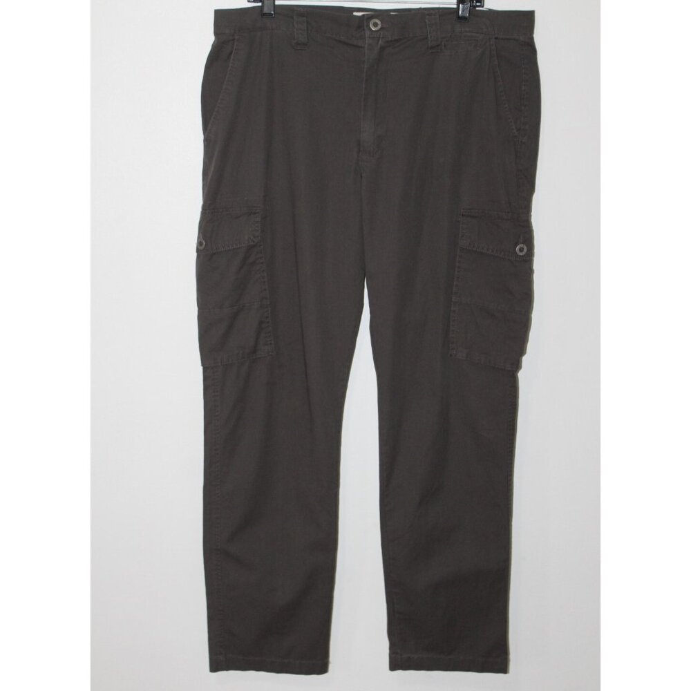 Paperbacks Mens Grey Cotton Cargo Pants 36